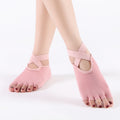 Women's Non-slip Cotton Five-finger Yoga Socks
