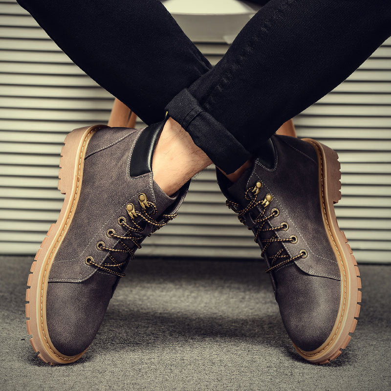 Men's Casual Martin Boots - Vintage Style Work Shoes