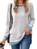 Lightweight Long Sleeve Women's Sweatshirt with Pockets