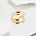 Korean Style Simple Lines Women's Ring