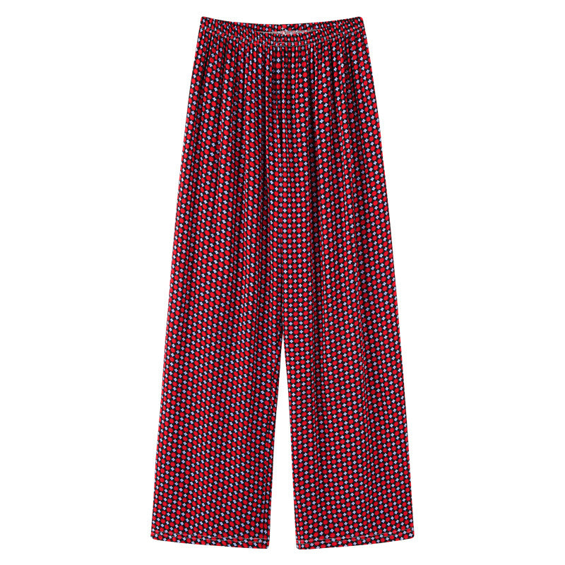 2024 Women's Spring Autumn Silk Sleep Pants (Loose Fit)