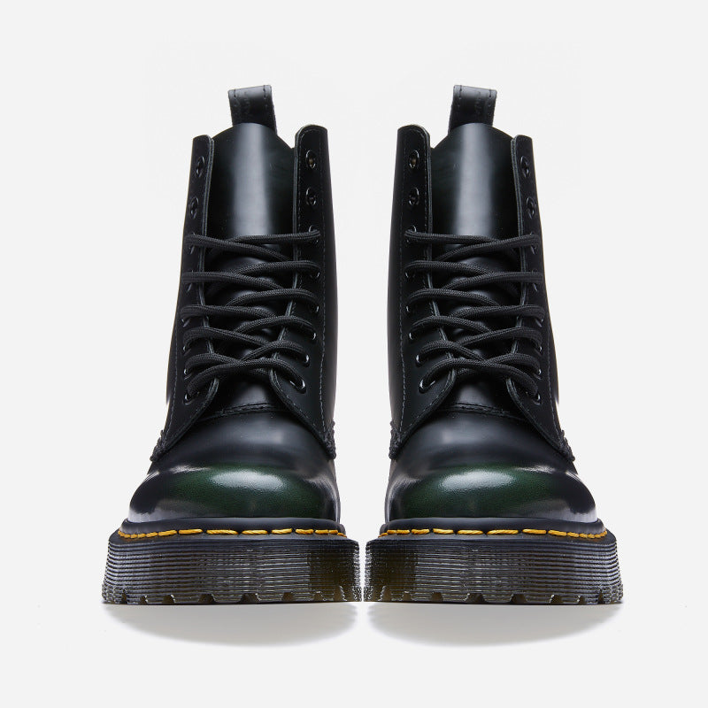 British Style Lace-Up Ankle Boot for Autumn