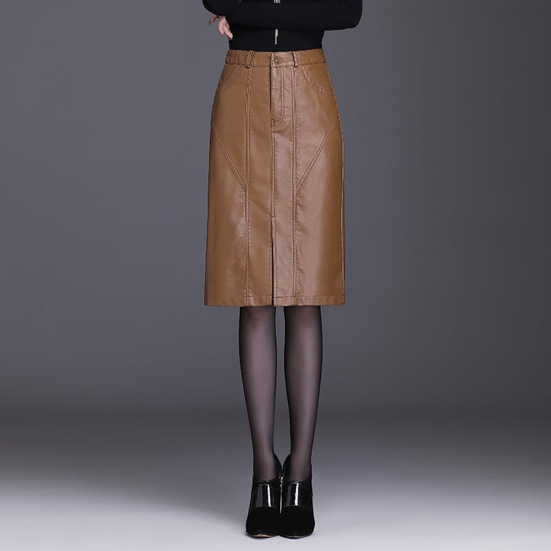 High Waist Bag Hip Skirt for Women - Autumn & Winter