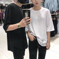 Korean Casual Oversized Short Sleeve T-Shirt for Couples