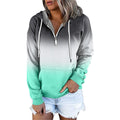 Hooded Drawstring Long Sleeve Sweatshirt for Women