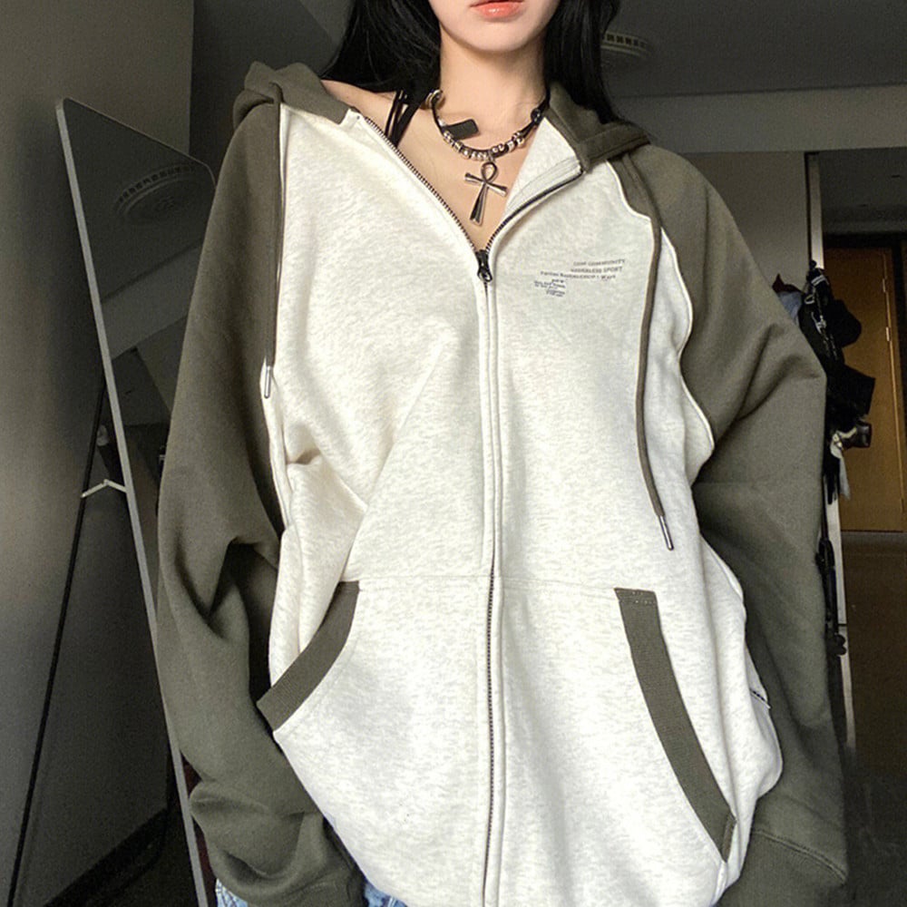 Fish Scale Collar Double Hood Compression Sweater