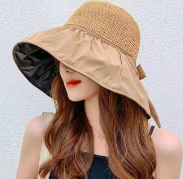 Fashion Outdoor Fisherman Sun Hat with Bow for Women