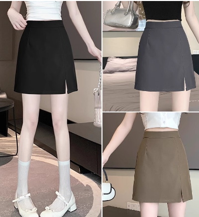 High Waist A-line Slim Short Skirt Fashion Design
