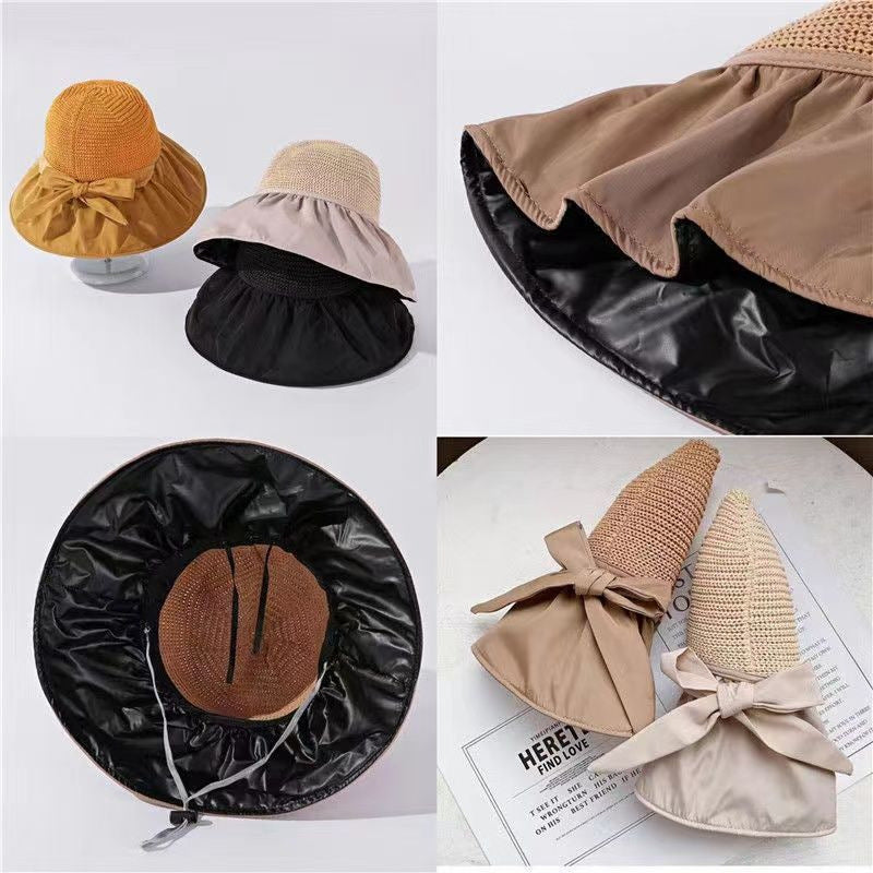 Fashion Outdoor Fisherman Sun Hat with Bow for Women