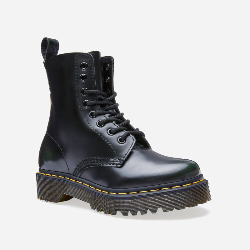 British Style Lace-Up Ankle Boot for Autumn