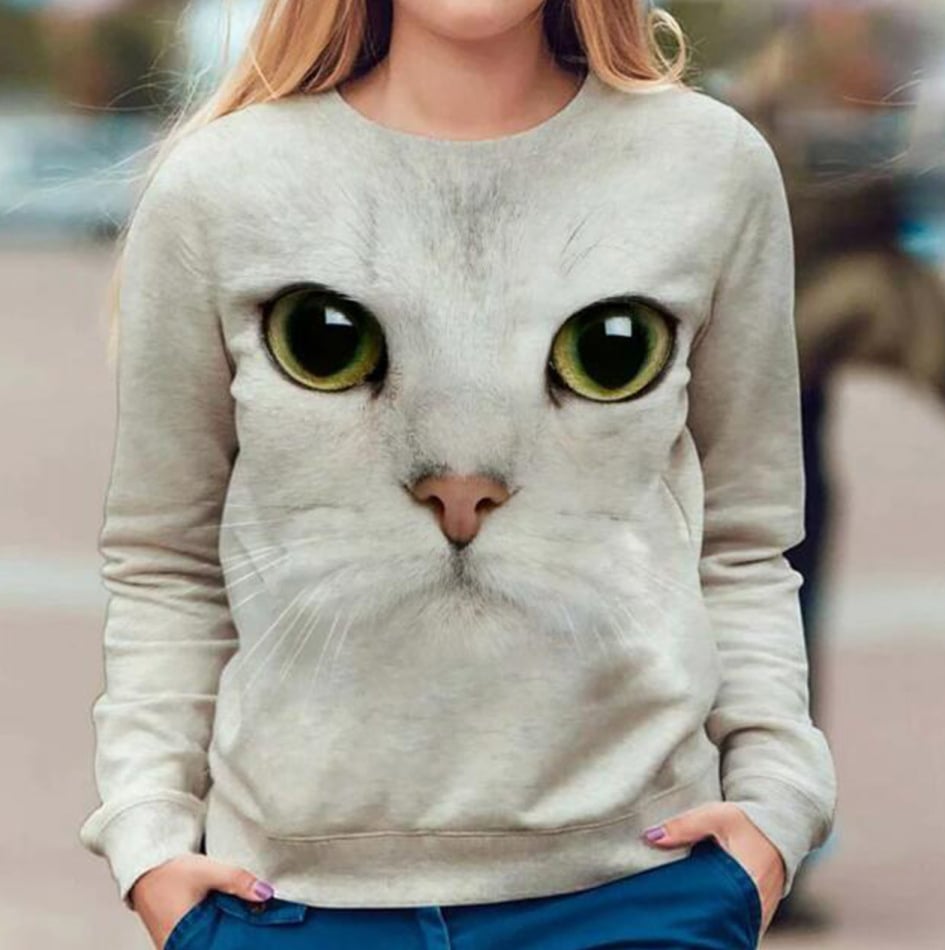 Animal Print Casual Long-Sleeved T-Shirt in 6 Colors