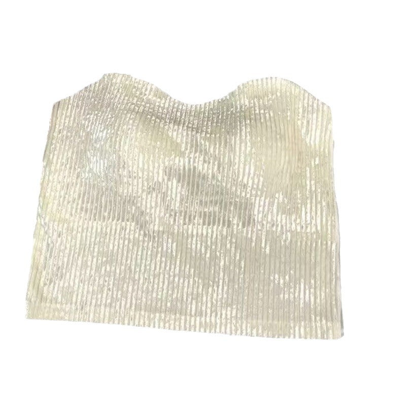 Velvet Camisole Bra with Padding for Women (Fall/Winter)
